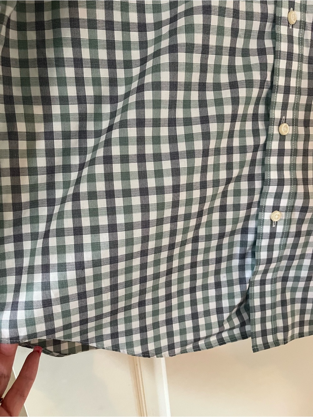 J.Crew Men's Designer Checked Button-Down Shirt Size Large Slim - Picture 15 of 16
